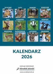 Kalendarz ścienny 2026 - podopieczni Ośrodka Jelonki 