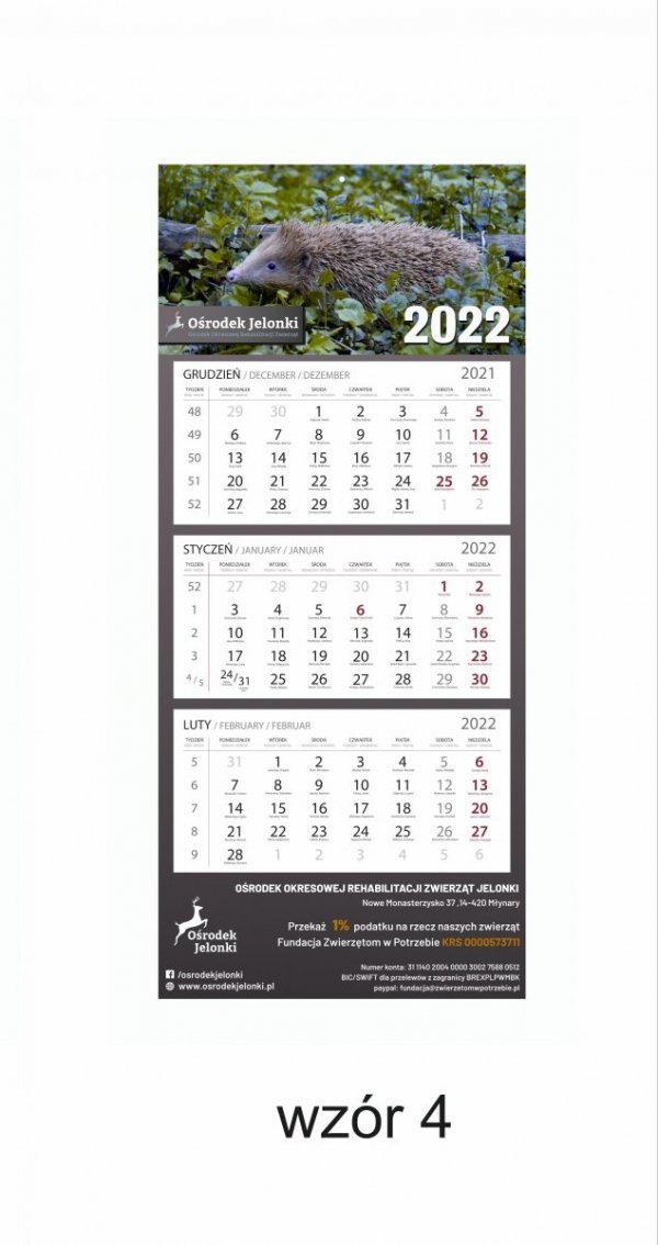 Kalendarz trójdzielny 2022 - #4