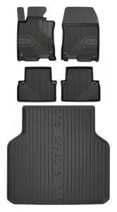 Zestaw dywaniki i mata do Honda Accord kombi VIII 2008-2012 wersja z kołem zapasowym (pełnowymiarowe)