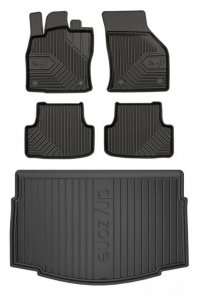 Zestaw dywaniki i mata do VW Golf VII HB 2012-2019 wersja 5 drzwiowa od 2012 dolna podłoga bagażnika