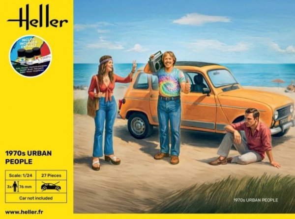 Heller 58757 Starter Kit - 1970s Urban People 1/24