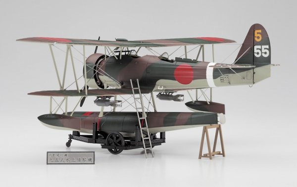 Hasegawa SP568-52368 Nakajima E8N1 Type 95 Roconnaissance Seaplane (Dave) Model 1 'Detail Up Version' 1/48