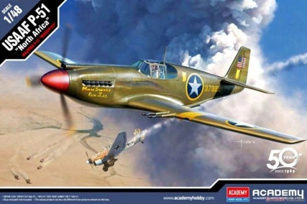 Academy 12338 USAAF P-51 &quot;North Africa&quot; - 1/48