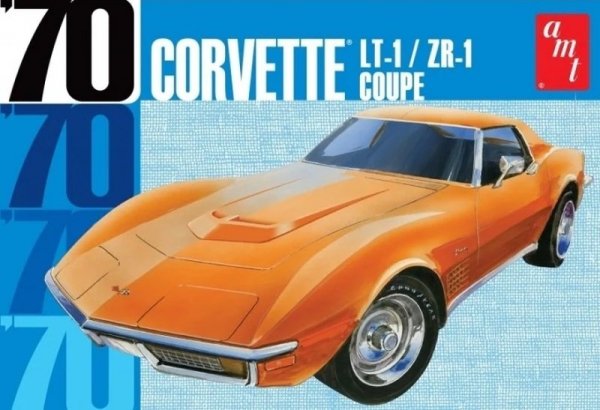 AMT 1097 1970 Chevy Corvette Coupe 1:25 