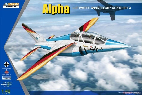 Kinetic 48087 Alpha Jet Luftwaffe 1:48 