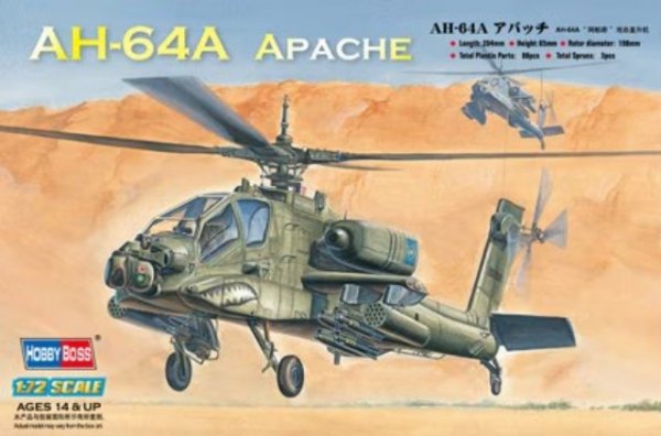 Hobby Boss 87218 AH-64A Apache 1/72