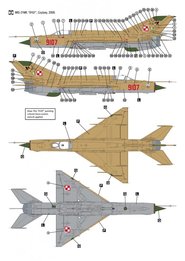 Hobby 2000 32019 1/32 MiG-21MF Polish Air Force