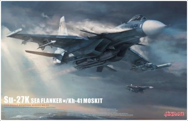 Minibase 8002 Su-33 Flanker-D with Kh-41 Moskit (P-270) 1/48