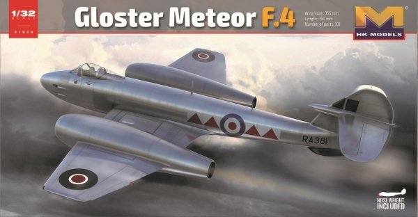 HK Model 01E06 Gloster Meteor F4 1/32 