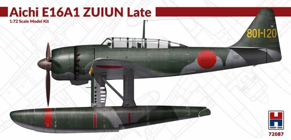 Hobby 2000 72087 Aichi E16A1 Zuiun Late 1/72 (Fujimi + Cartograf)