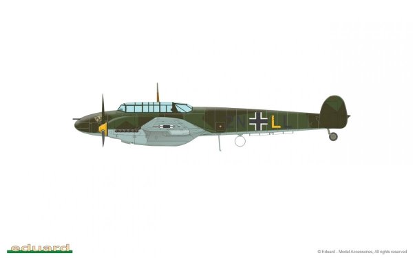 Eduard 11145 Bf 110C/D Adlertag 1:48 Limited Edition 