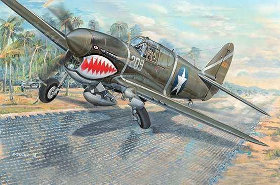Trumpeter 03227 P-40F WarHawk 1/32