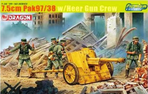 Dragon 6445 7,5Cm Pak 97/38W/Crew 1/35