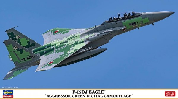 Hasegawa 02524 F-15DJ Eagle 'Aggressor Green Digital Camouflage' 1/72