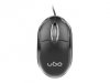 Mysz UGO Simple UMY-1007 (optyczna; 1000 DPI; kolor czarny)