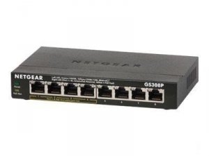 Switch NETGEAR GS308P-100PES (4x 10/100/1000Mbps)