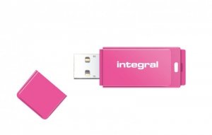 Integral FlashDrive NEON pink 16GB