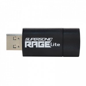 Pendrive PATRIOT RAGE LITE 120 MB/s 64GB USB 3.2 czarny