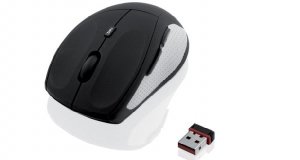 Mysz IBOX JAY PRO OPTYCZNA BEZPRZEWODOWA USB IMOS603 (optyczna; 1600 DPI; kolor czarny)