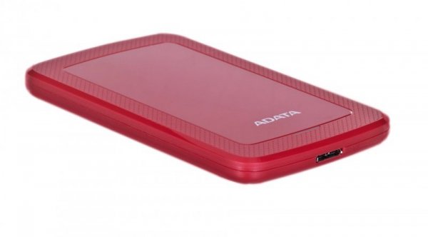 Dysk zewnętrzny HDD ADATA HV300 AHV300-1TU31-CRD (1 TB; 2.5&quot;; USB 3.1; 8 MB; 7200 obr/min; kolor czerwony)
