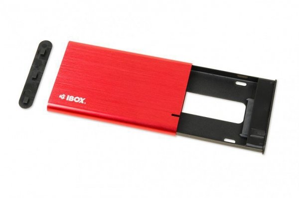 Obudowa na dysk IBOX HD-05 ZEW 2,5&quot; USB 3.1 GEN.1 RED