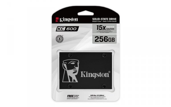 Dysk Kingston SKC600/256G (256 GB ; 2.5&quot;; SATA III)