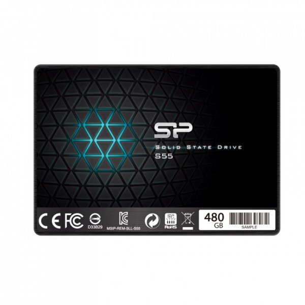 Dysk SSD Silicon Power S55 480GB 2,5&quot; SATA III 560/530 MB/s (SP480GBSS3S55S25)