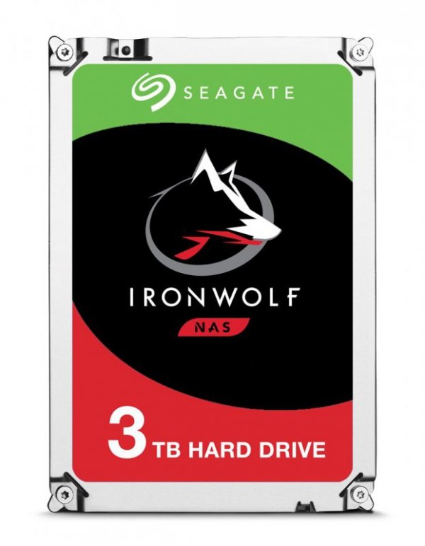 Dysk HDD Seagate IronWolf ST3000VN007 (3 TB ; 3.5&quot;; 64 MB; 5900 obr/min)