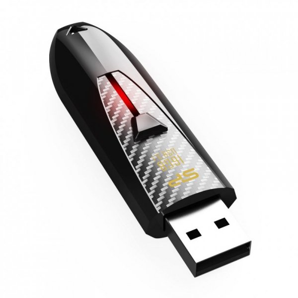 Pendrive Silicon Power Blaze B25 16GB USB 3.1 kolor czarny (SP016GBUF3B25V1K)