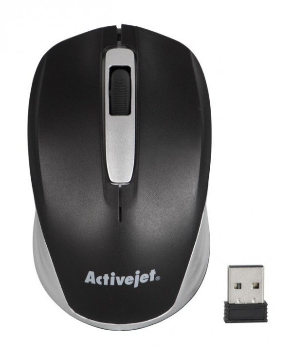 Mysz Activejet AMY-313 bezprzewodowa USB (optyczna; 1200 DPI; kolor czarny)