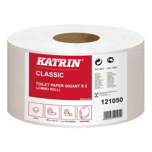 Papier toaletowy Katrin Classic Gigant S2 2-warstwowy 130m 12 sztuk [121050]
