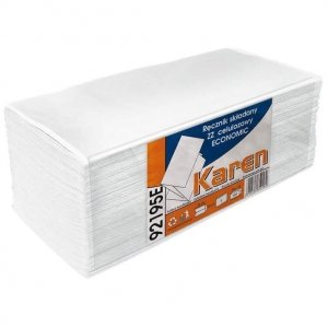 Ręczniki składane ZZ Grasant Karen 20x25 2-warstwowe celulozowe 3200 listków [92195E]