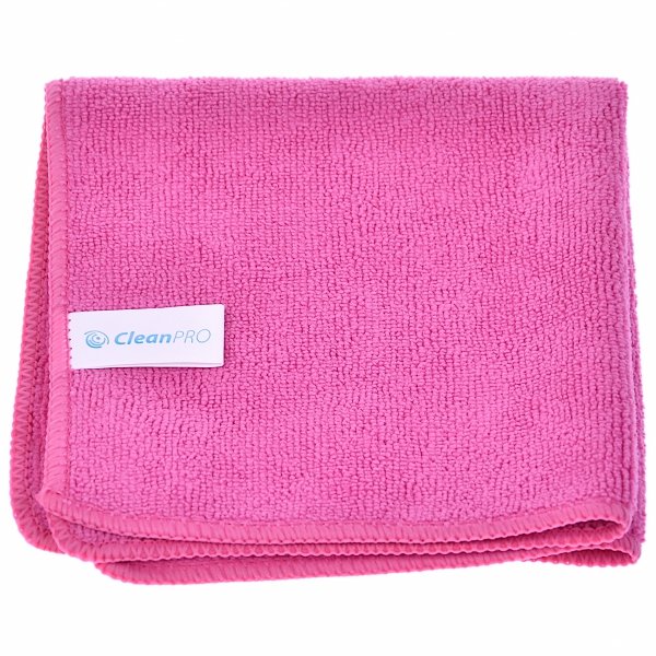 Ścierka 32x32 CleanPRO Ultra Soft, czerwona, 320g/m2