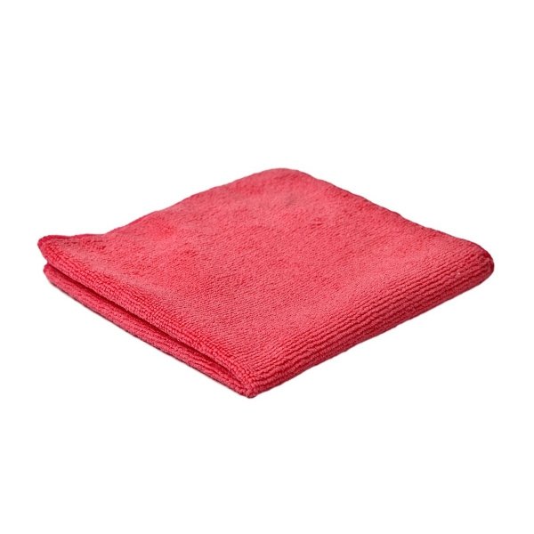 Ścierka 40x40 CleanPRO, czerwona, 220g/m2