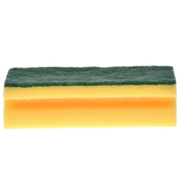 Gąbka do naczyń 14x7cm profilowana 23g