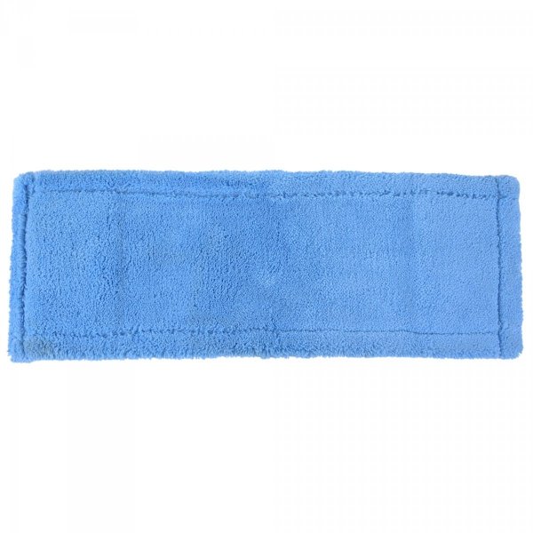 Mop płaski kieszeniowy DUO CleanPRO, niebieski, 40 cm