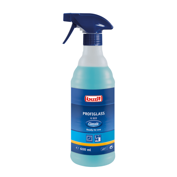 Płyn do mycia szyb Buzil Profiglass G522 600ml bez smug