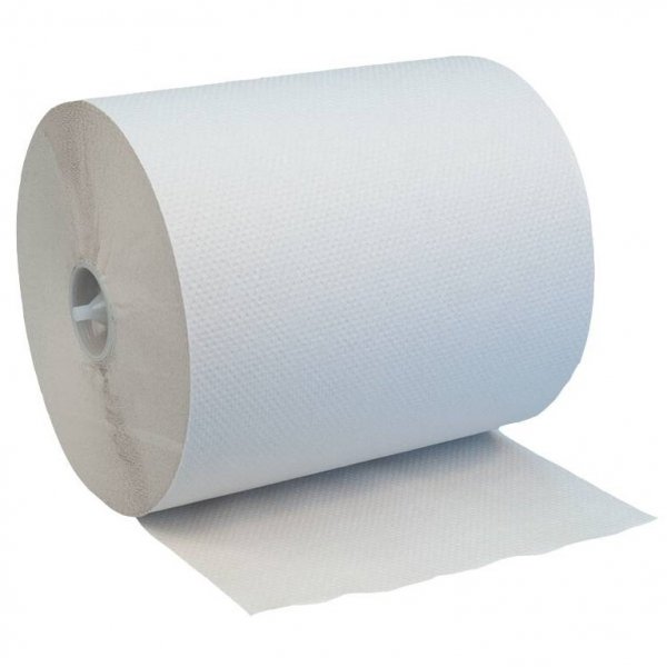 Ręczniki papierowe Katrin Basic System M w roli 1-warstwowe białe 180m 6 sztuk [460201]
