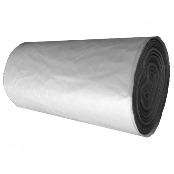 Worki na śmieci LDPE Vecopak, 60L, bezbarwne, 50szt.