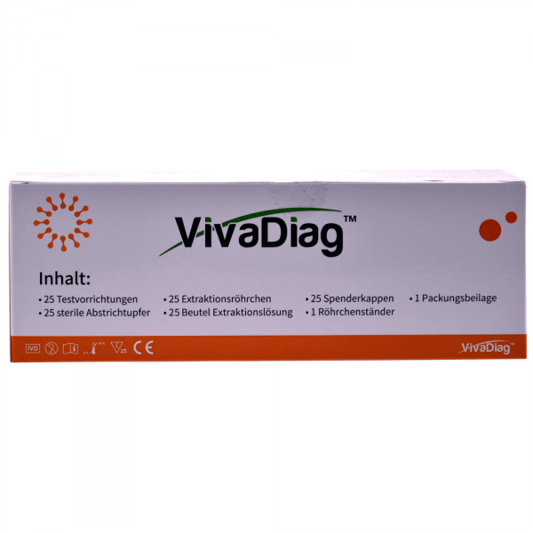 Szybki test antygenowy VivaDiag™ SARS-CoV-2 Ag Rapid Test 25 sztuk
