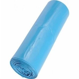 Worki na śmieci HDPE, 60L, niebieskie, 50szt.