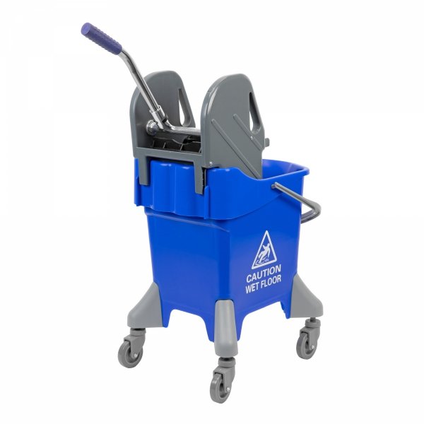 Wózek do sprzątania z prasą 31L, niebieski CleanPRO 358116
