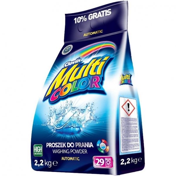 Proszek do prania Clovin Multicolor, 2,2 kg