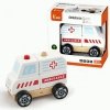 Drewniane Klocki Ambulans Karetka Pojazd Auto Pogotowie - Viga Toys