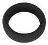 Black Velvets pierścień anatomiczny duży 3,8 cm czarny silikonowy