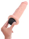 King Cock Model Wytryskowy 15 cm Jasny PVC Anatomiczny System
