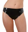 Late X Majtki lateksowe czarne XL - anatomiczny kroj, 100% lateks
