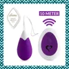 Zdalnie sterowane jajeczko wibrujące - FeelzToys Anna Deep Purple