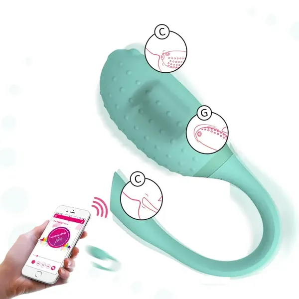 Wibrujące jajeczko - Magic Motion Fugu Green