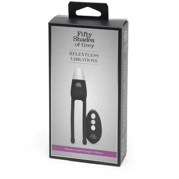 Fifty Shades of Grey Relentless Vibrations - bezprzewodowy system intymny USB czarny